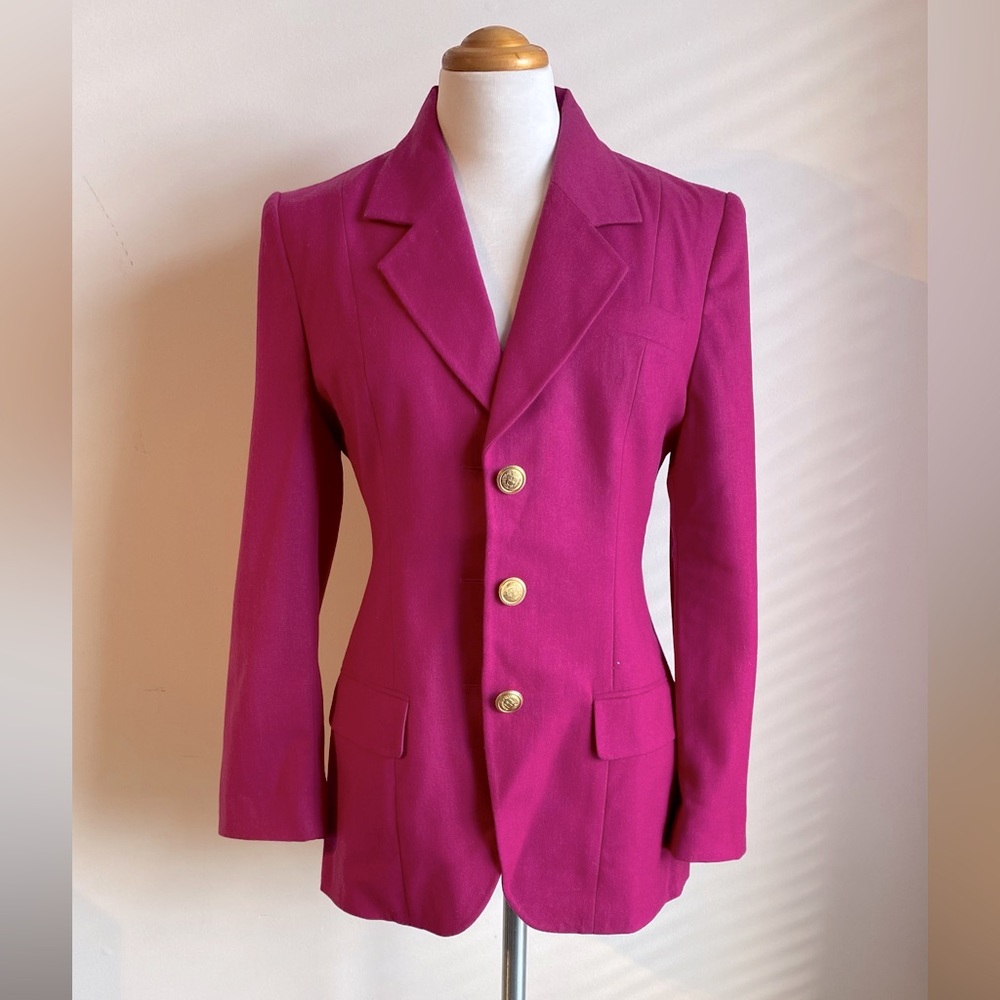 Fuchsia Spring Blazer